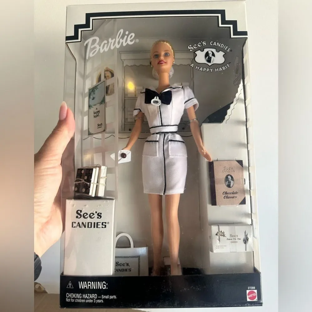 Vintage 1999 Mattel See's Candies Barbie 